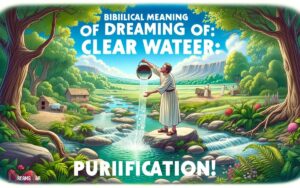 Biblical Meaning Of Dreaming Of Clear Water  Purification!