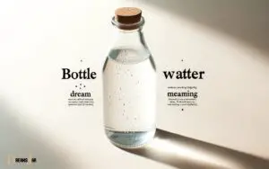 Bottle Of Water Dream Meaning