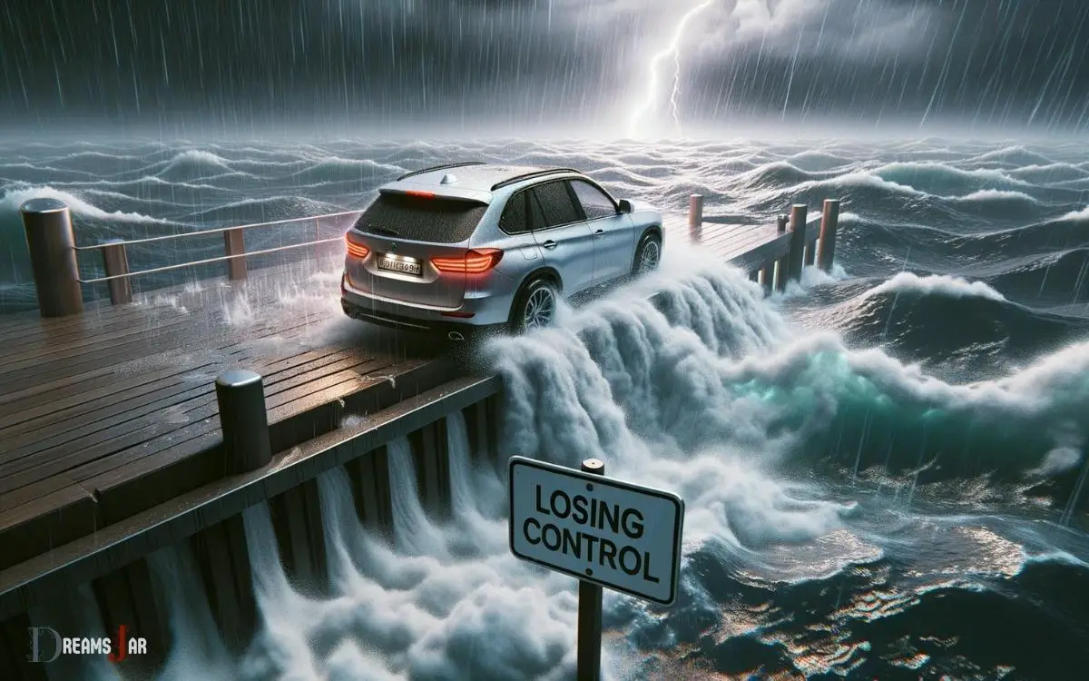 Dream Meaning Car Falling Into Water  Losing Control!