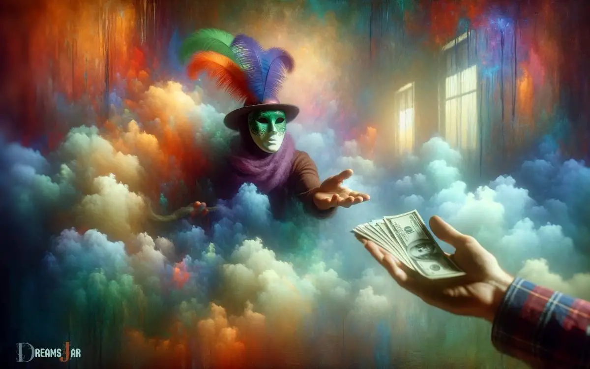 Giving Money To Masquerade In Dream Meaning Uncertainty!