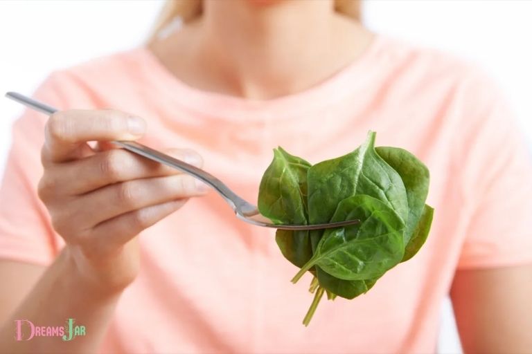 eating spinach dream meaning