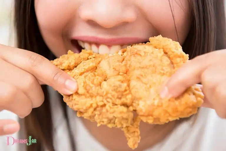 spiritual meaning of eating fried chicken in a dream