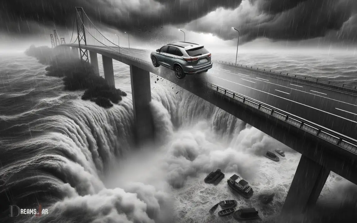 Dream Meaning Driving Off Bridge Into Water  Overwhelmed!