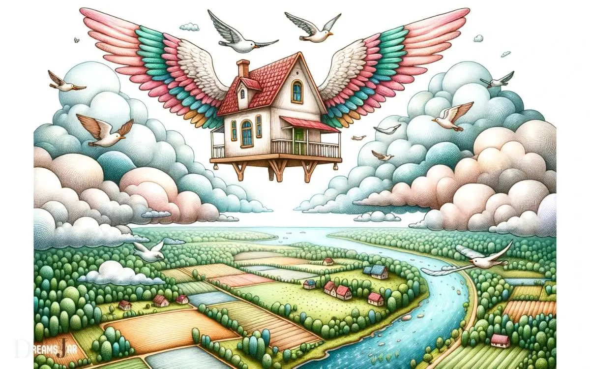 Flying House Dream Meaning  Freedom!