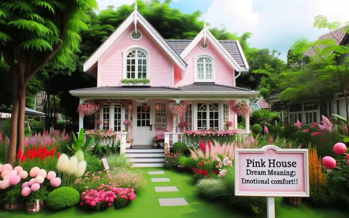 Pink House Dream Meaning  Emotional Comfort!