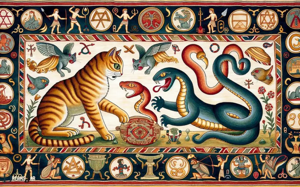 Cultural And Mythological References To Cat Killing Snake Dreams