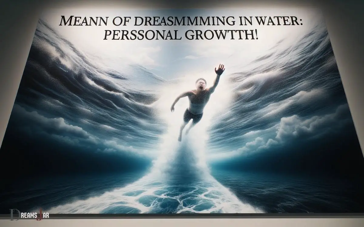 Meaning Of Dream Swimming In Water  Personal Growth