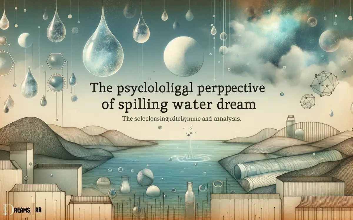 Spilling Water Dream Symbolism