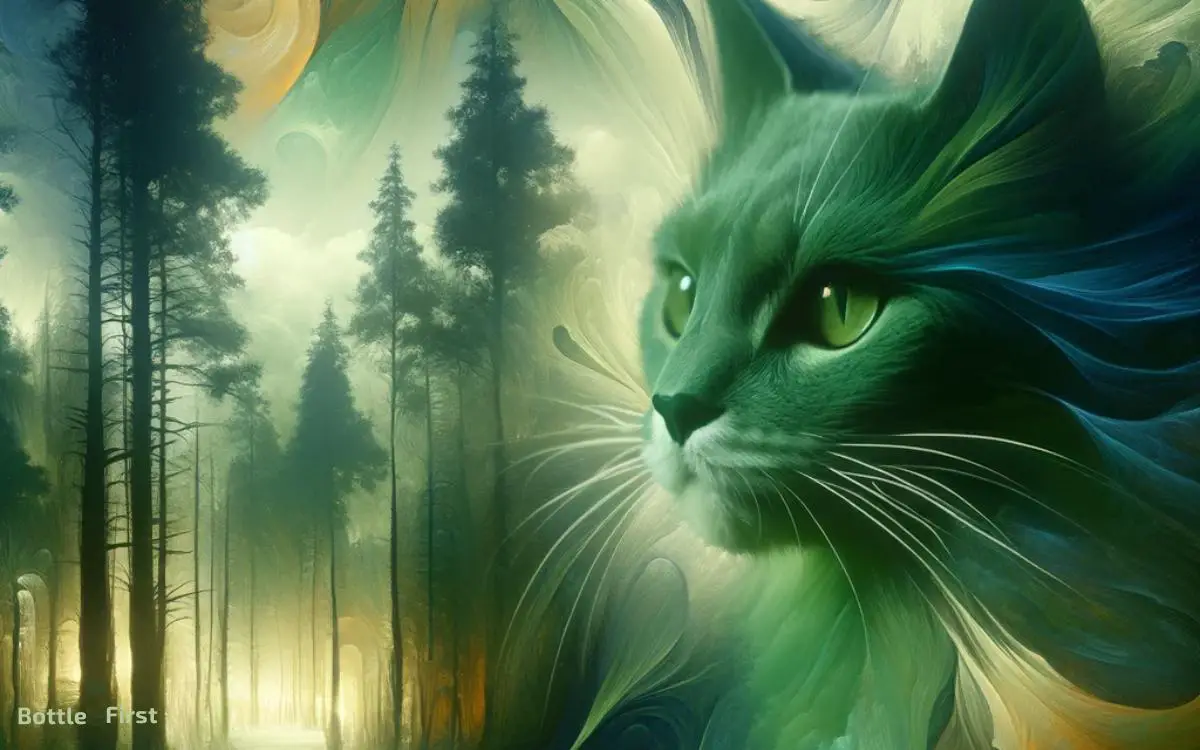 Decoding The Enigma Green Cats In Dreams