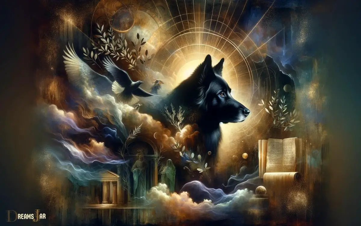 black dog in dream biblical meaning