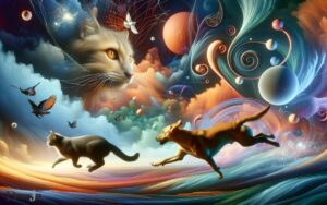 dog chasing cat dream meaning