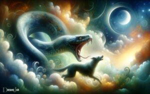 snake eating dog dream meaning