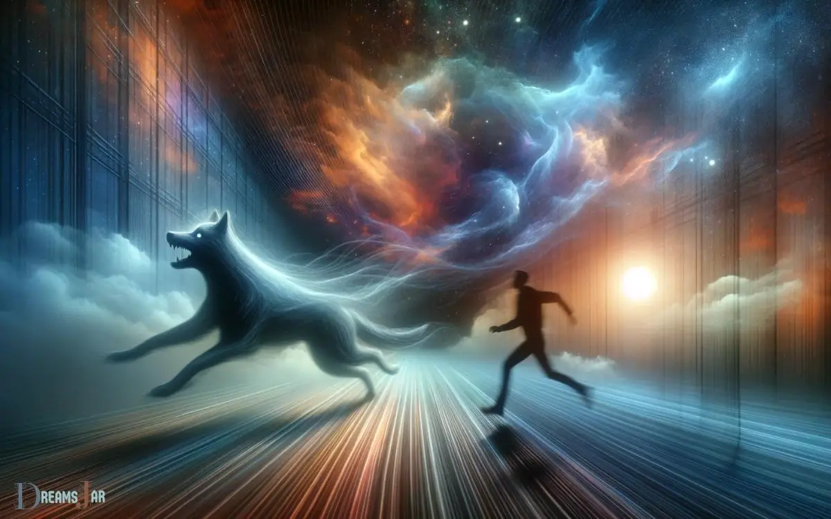 spiritual meaning of dog chasing me in dream