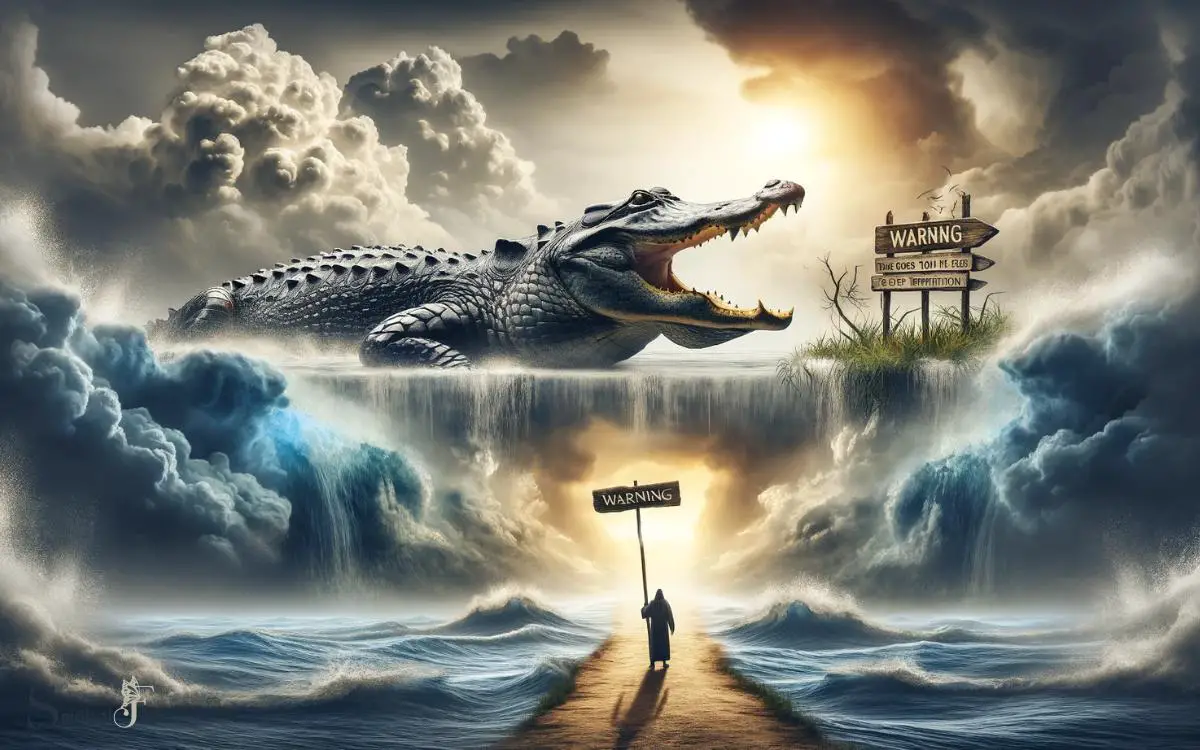 Alligator as a Spiritual Warning