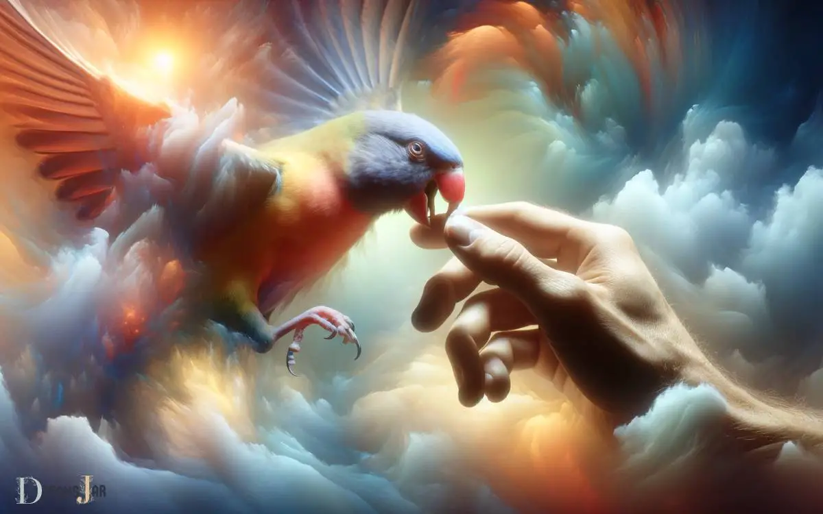 Bird Biting Hand in Dream Meaning