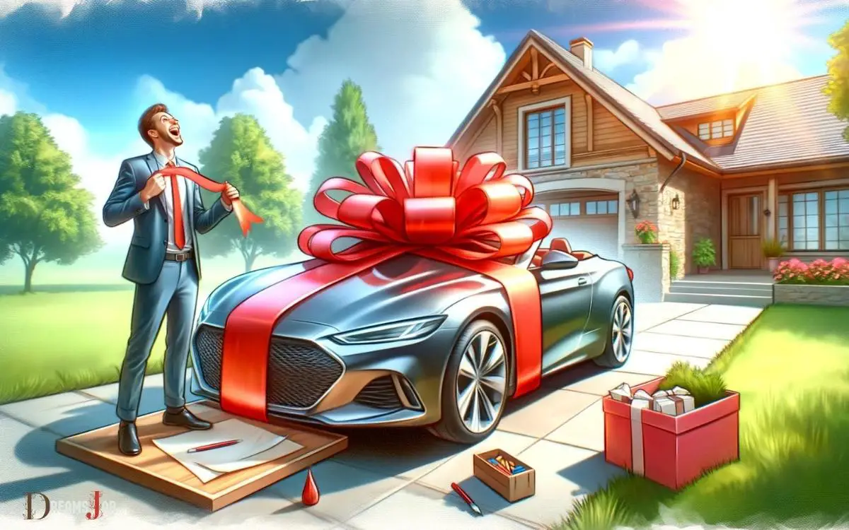 Dream Meaning of Receiving a Car Gift