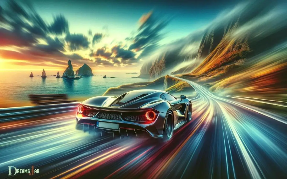 driving car fast in dream