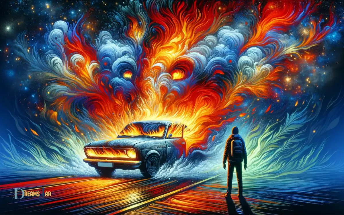 Emotional Impact of Seeing a Car on Fire in Dreams