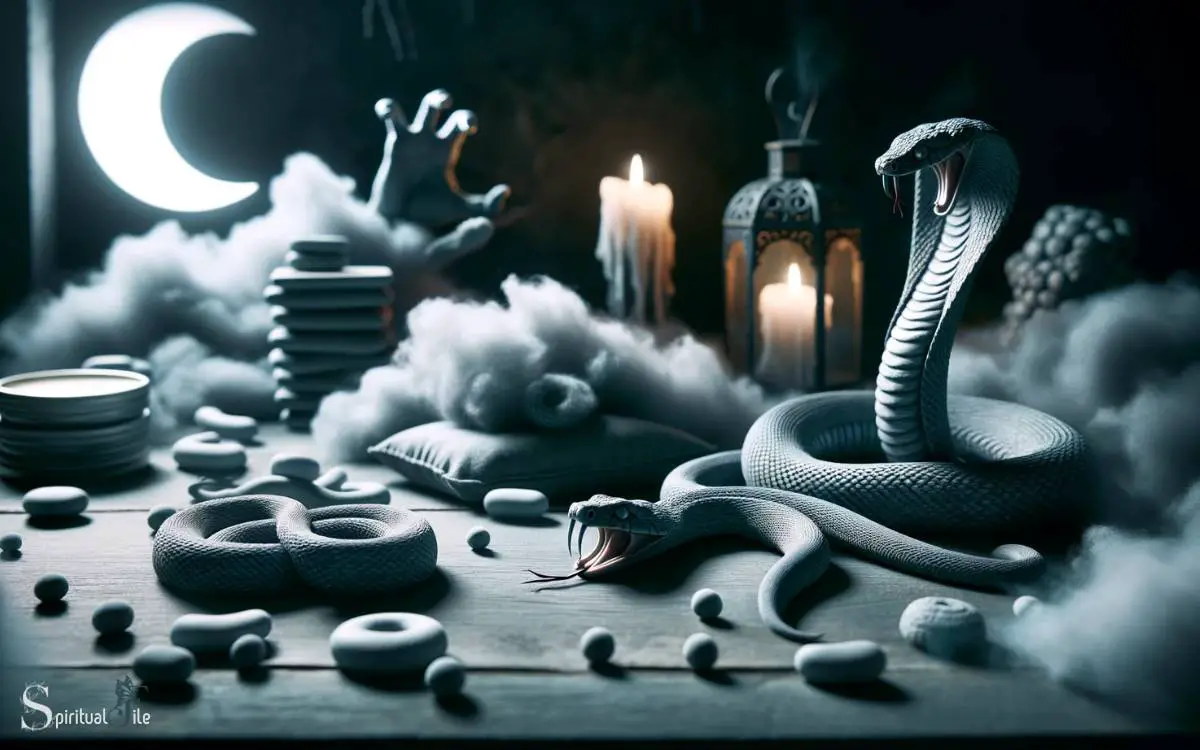 Grey Snake Bites Fear and Anxiety in Dreams