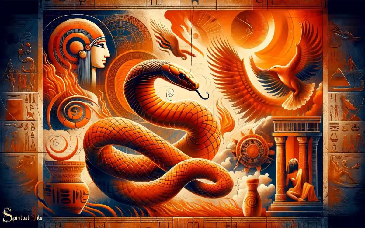 Historical Symbolism of Orange Snakes