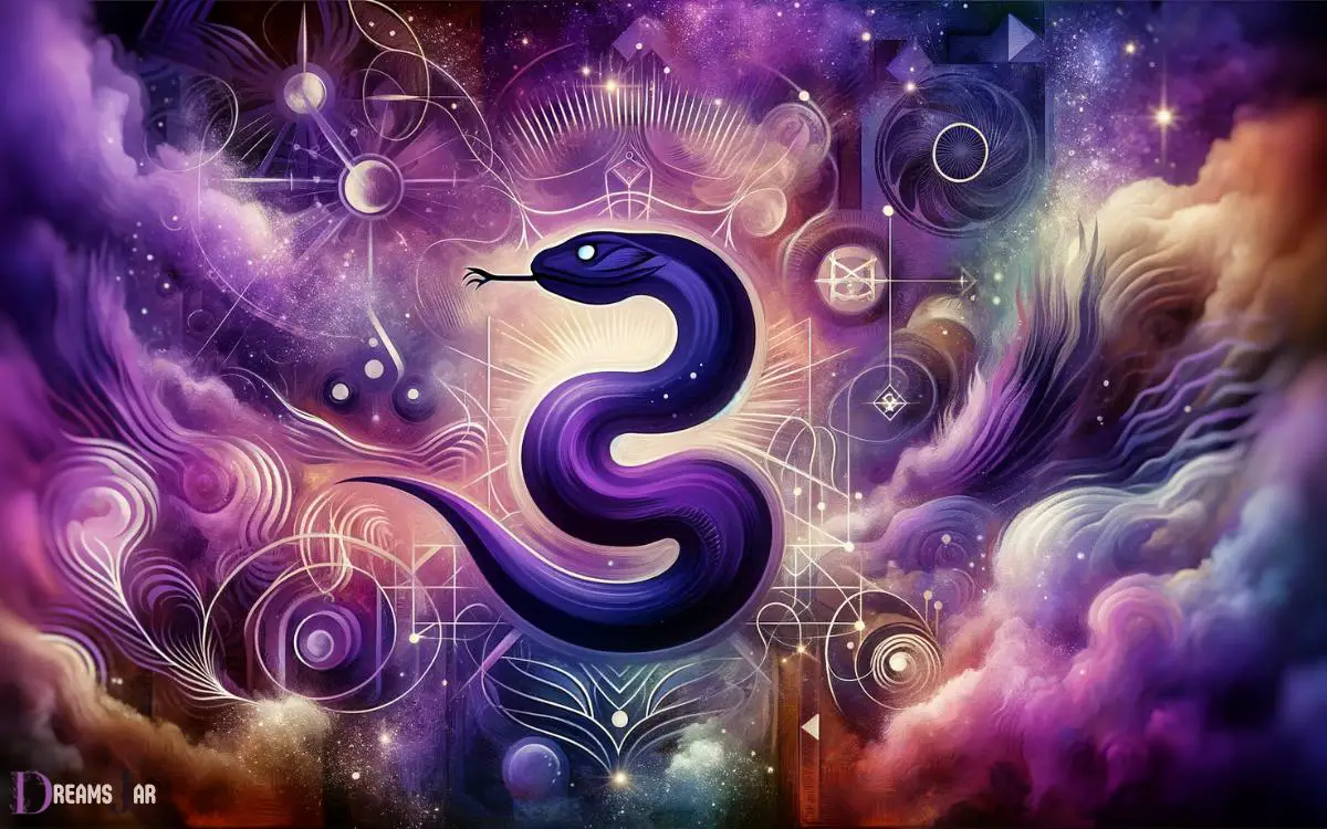 Psychological Interpretation of Purple Snake Dreams