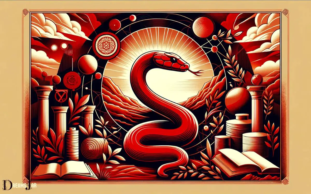 Red Snake in Biblical Context