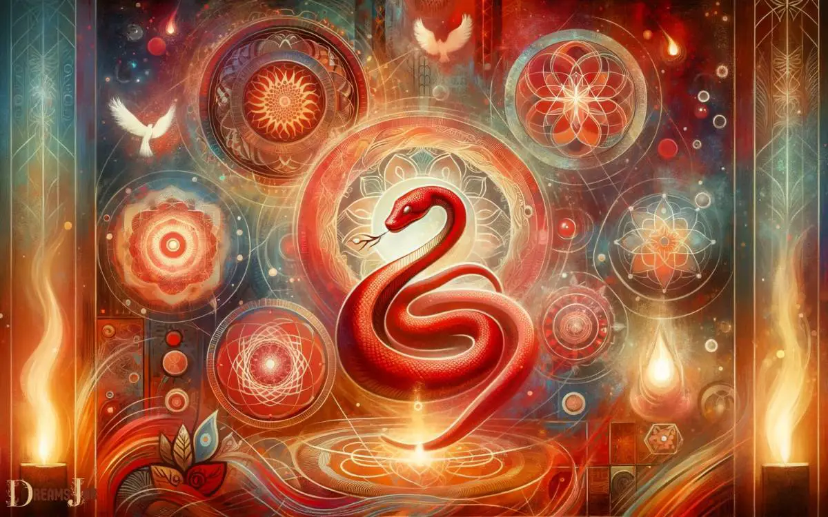 Spiritual Significance of Red Snake Dreams