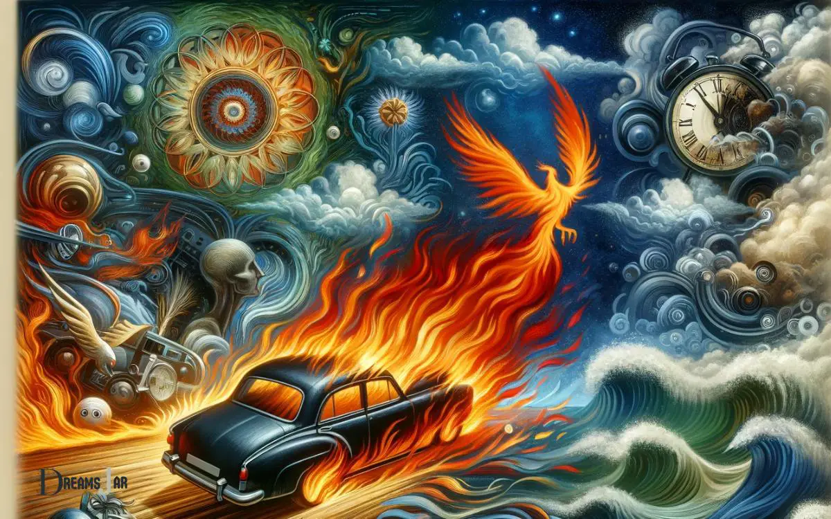 Symbolism of Car on Fire in Dreams