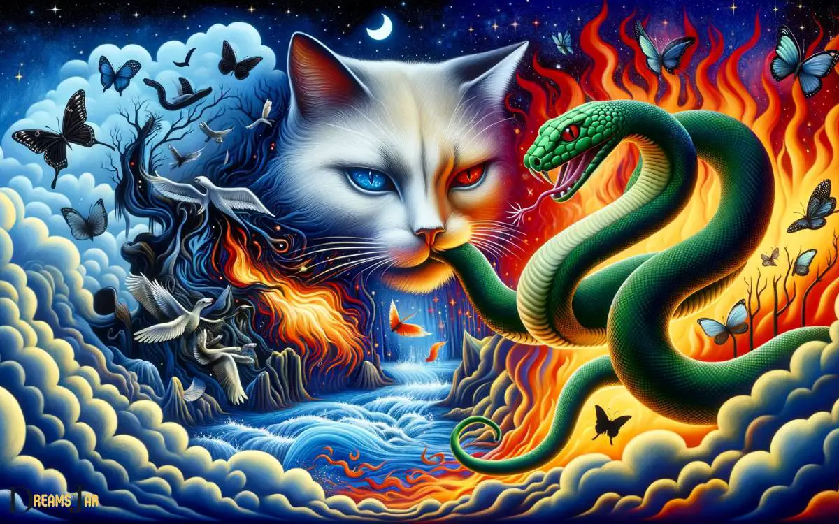 Symbolism of Cats and Snakes in Dreams