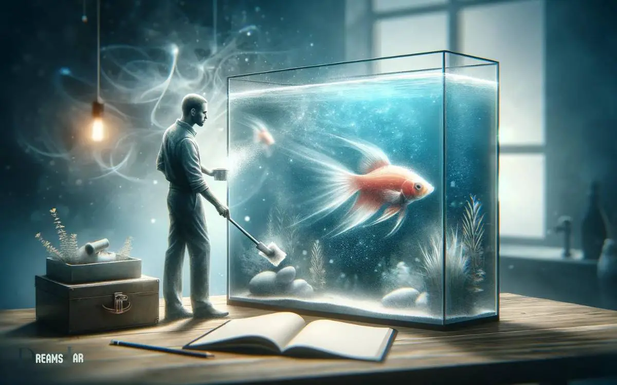 Symbolism of Cleaning Fish Tank