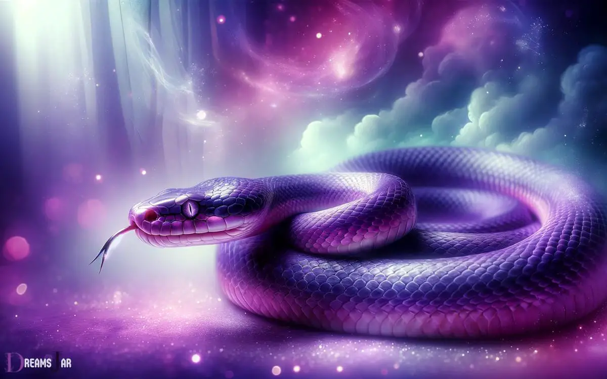 Symbolism of Purple Snake in Dreams