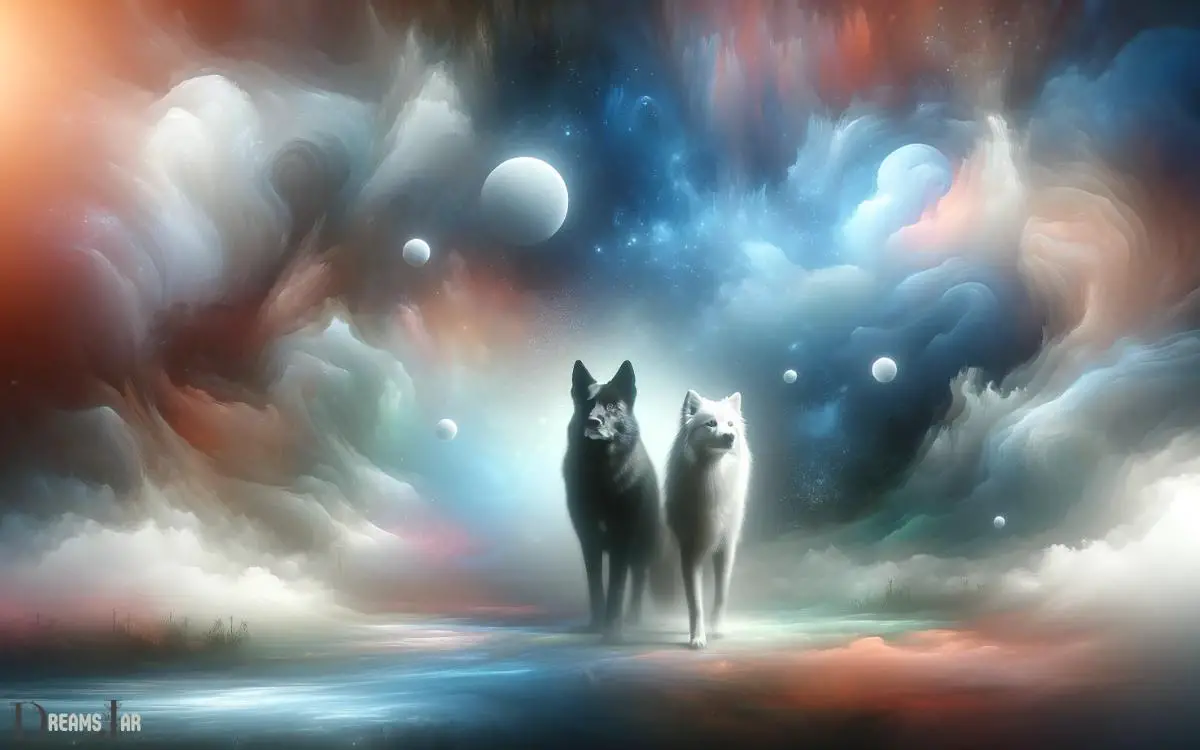 The Significance of Black and White Dogs in Dreams