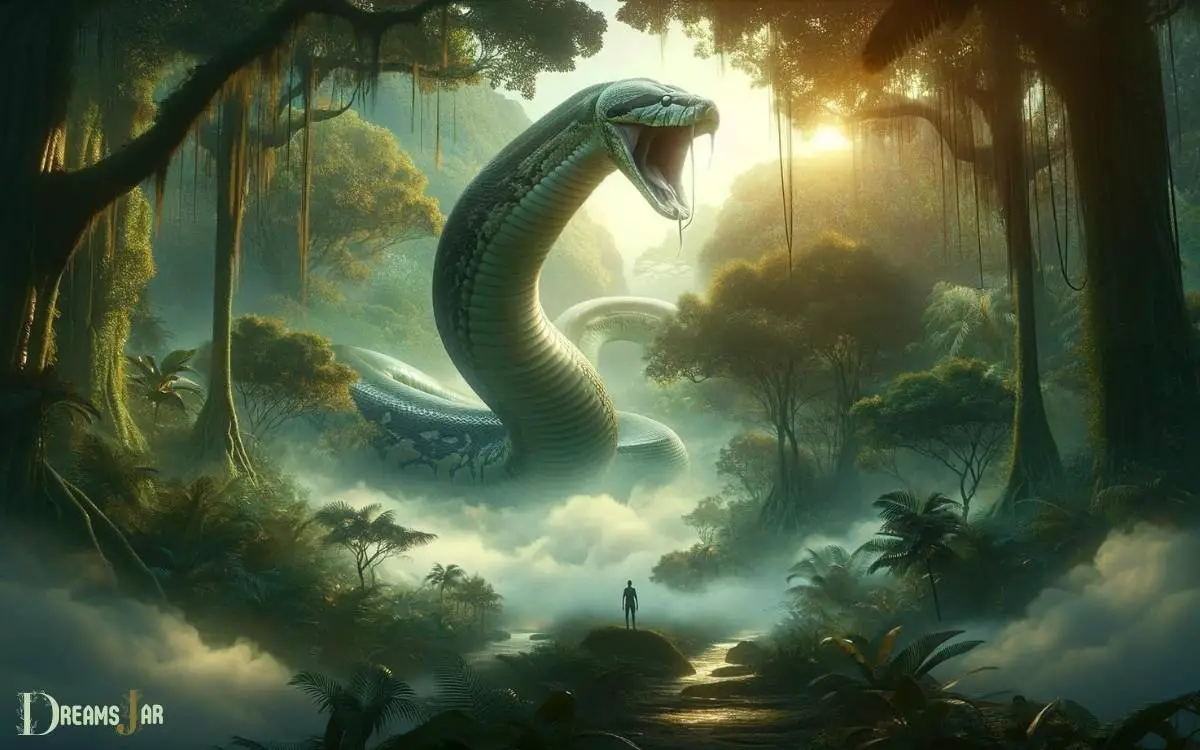 anaconda snake in dream meaning