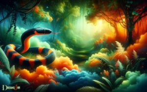 black and orange snake dream meaning