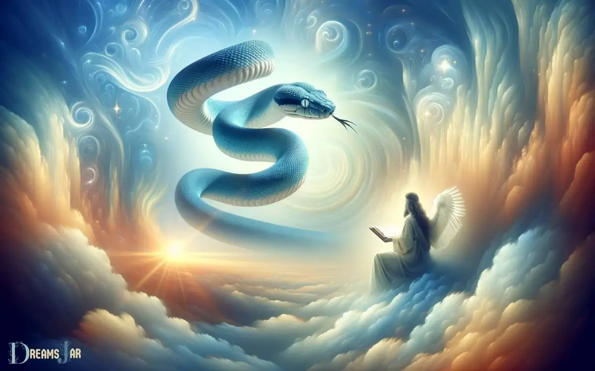 blue snake in dream biblical meaning