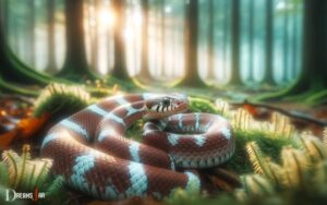 brown and white snake dream meaning