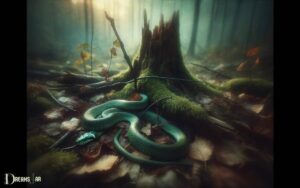 dead green snake dream meaning