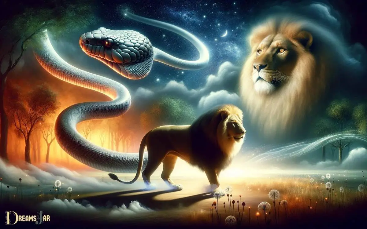 lion and snake dream meaning