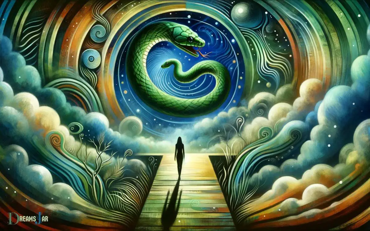 meaning of green snake in dreams