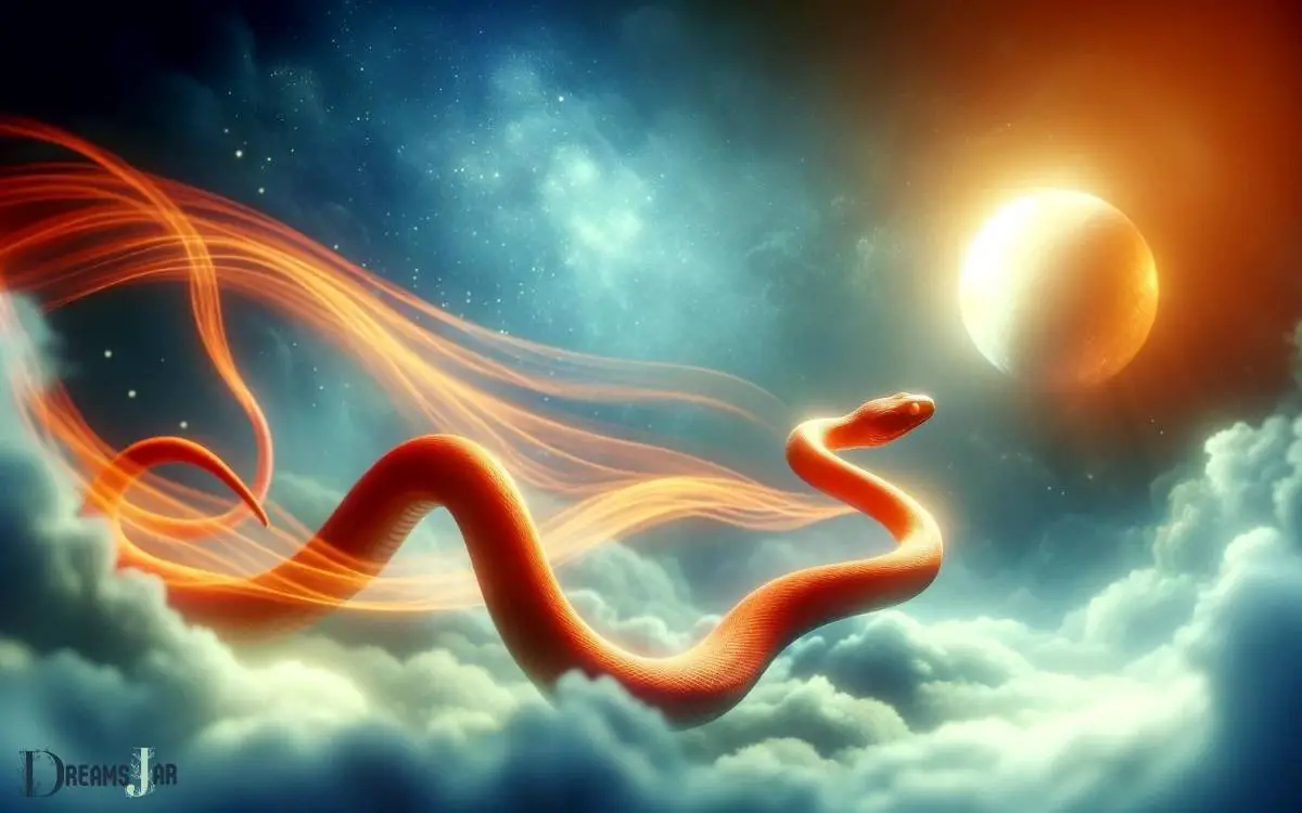 meaning of orange snake in dreams