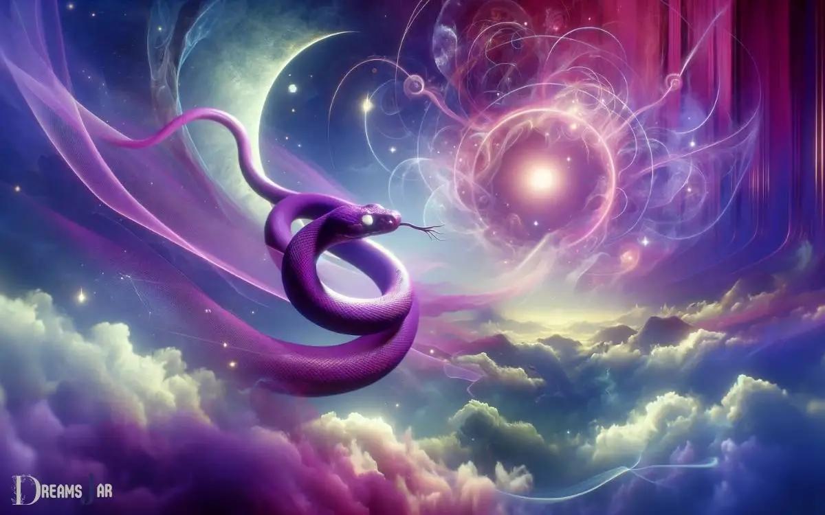 purple snake in dream meaning
