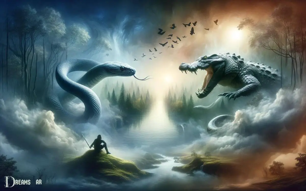 snake and crocodile dream meaning