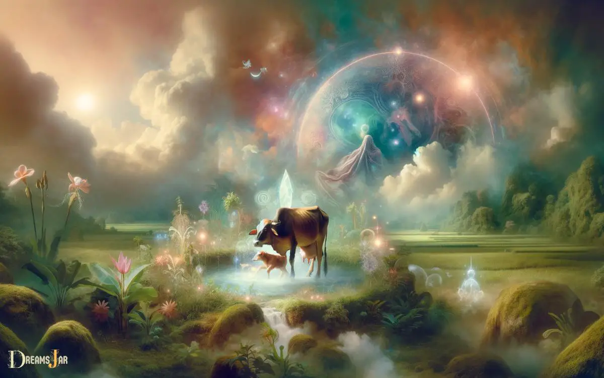 dream of cow giving birth meaning