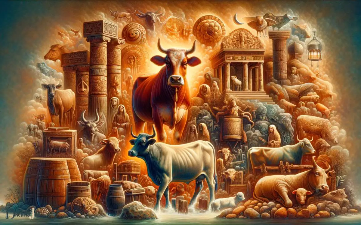 Cultural and Historical Significance of Cow and Calf Symbolism