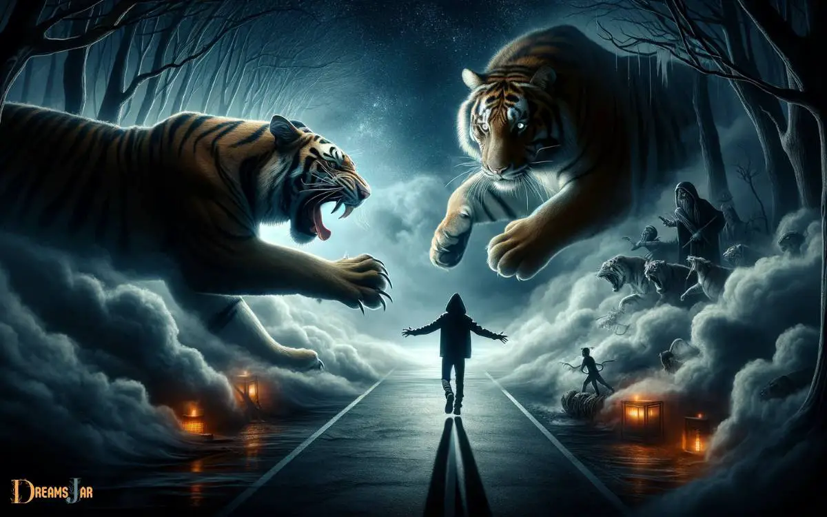 Fear and Danger in Tiger Hugging Dreams