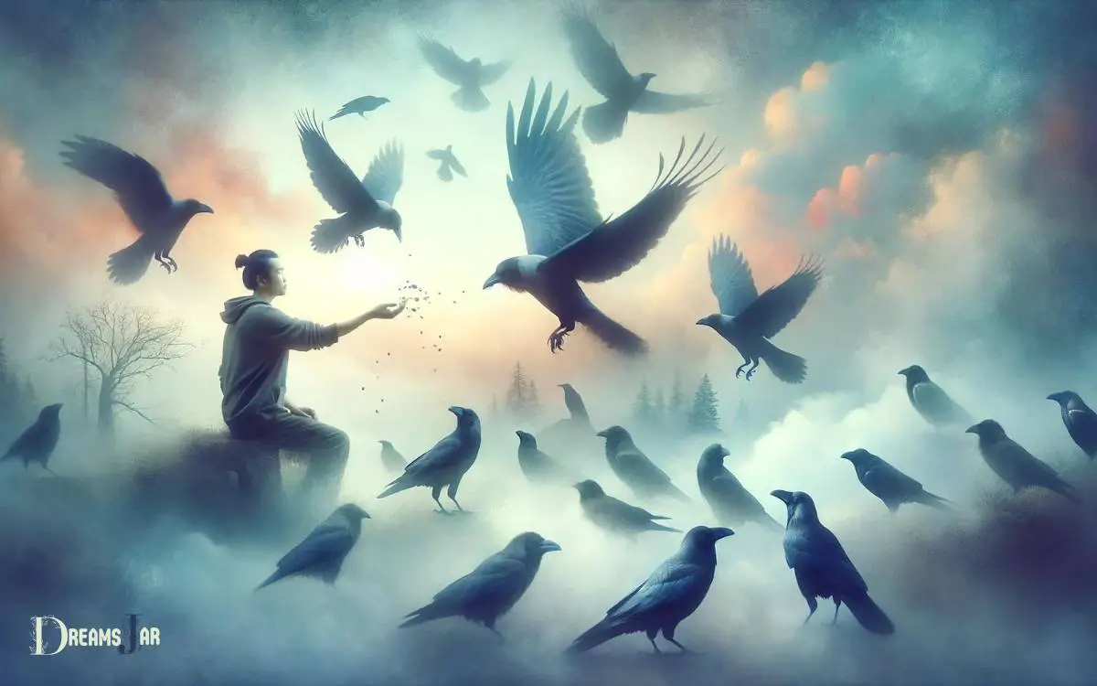 Feeding Crows in Dream Meaning