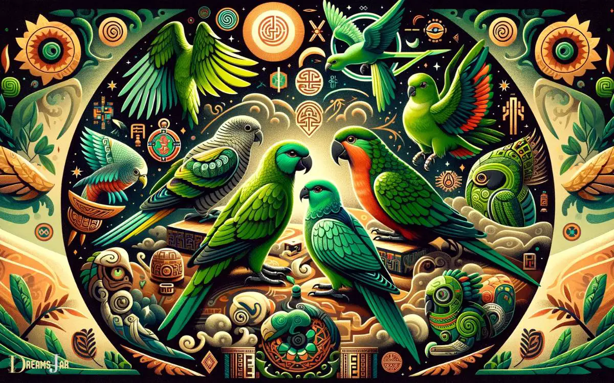 Green Bird Encounters in Different Cultures