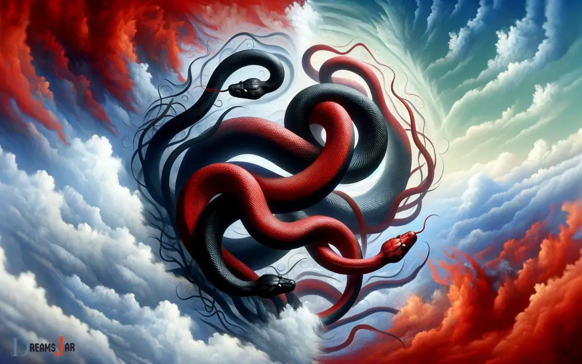 Interpretation of Black and Red Snakes Together