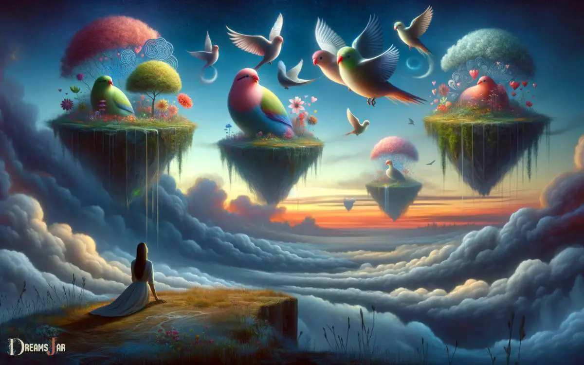 Interpretation of Love Birds in Dreamscapes