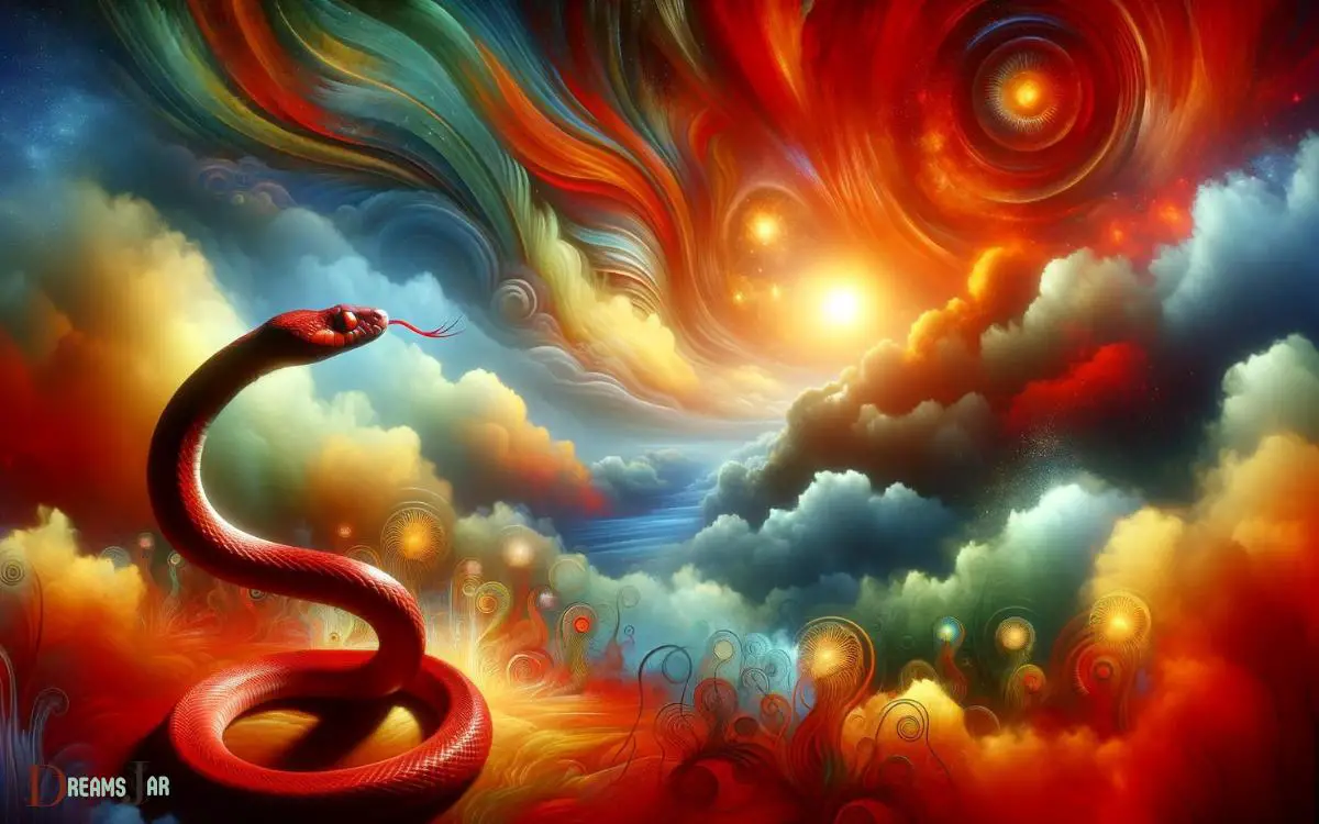 Significance of Red Snakes in Dreams